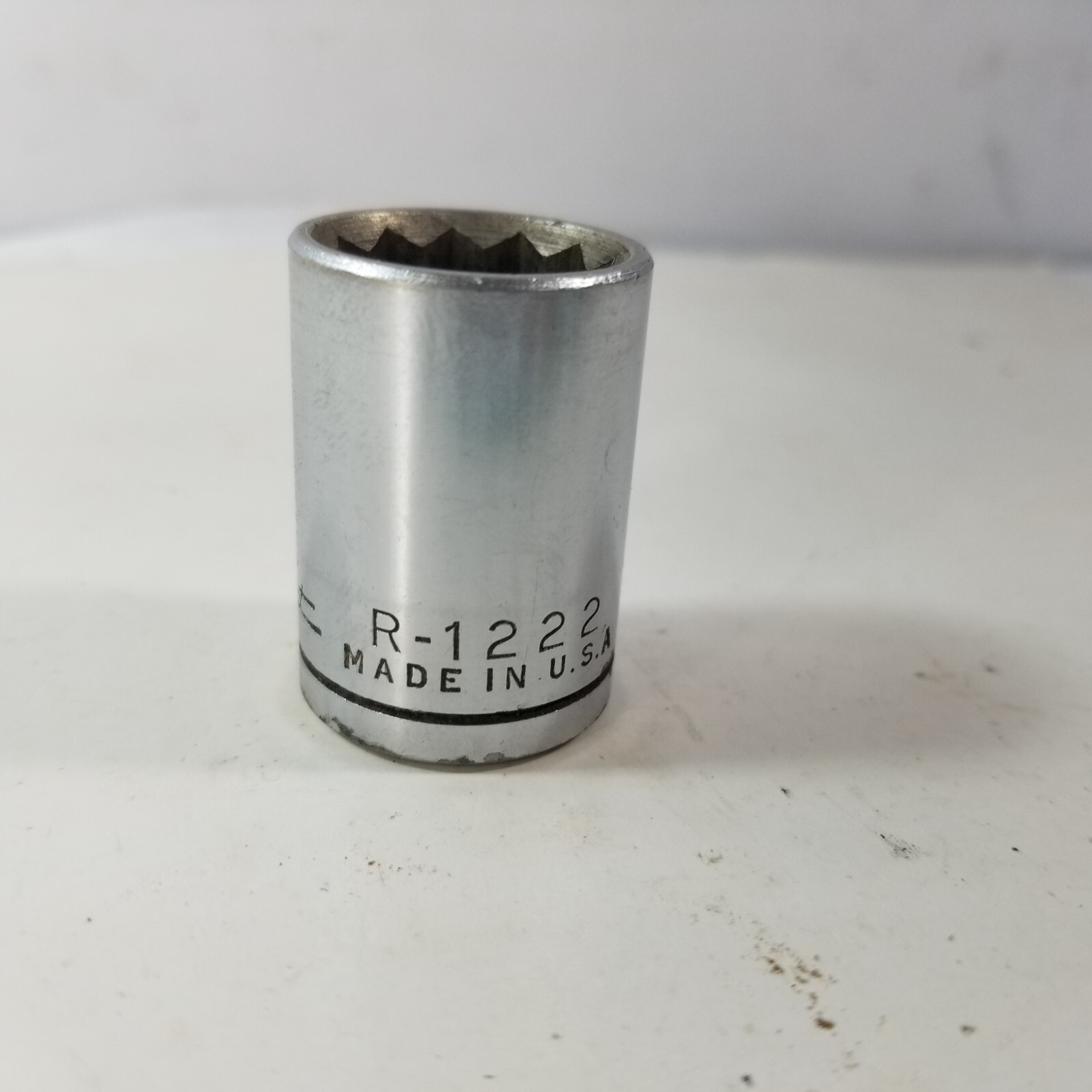 Fleet SAE Socket 11/16″, 12 point, 1/2in drive. R-1222 Made in USA