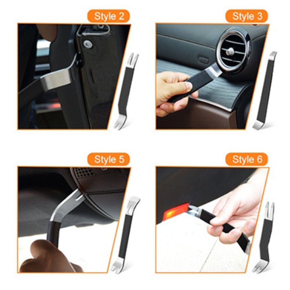 Car Door Panel Removal Tool Kit Plastic Pry Tools for Dash Radio Audio 5pcs Set