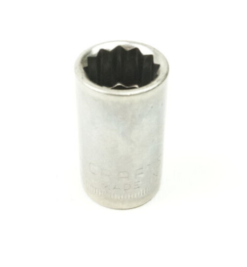 Craftsman -Ɩ⅁- 15mm 12 Point Shallow Chrome Socket 1/2″ Drive 44236 USA