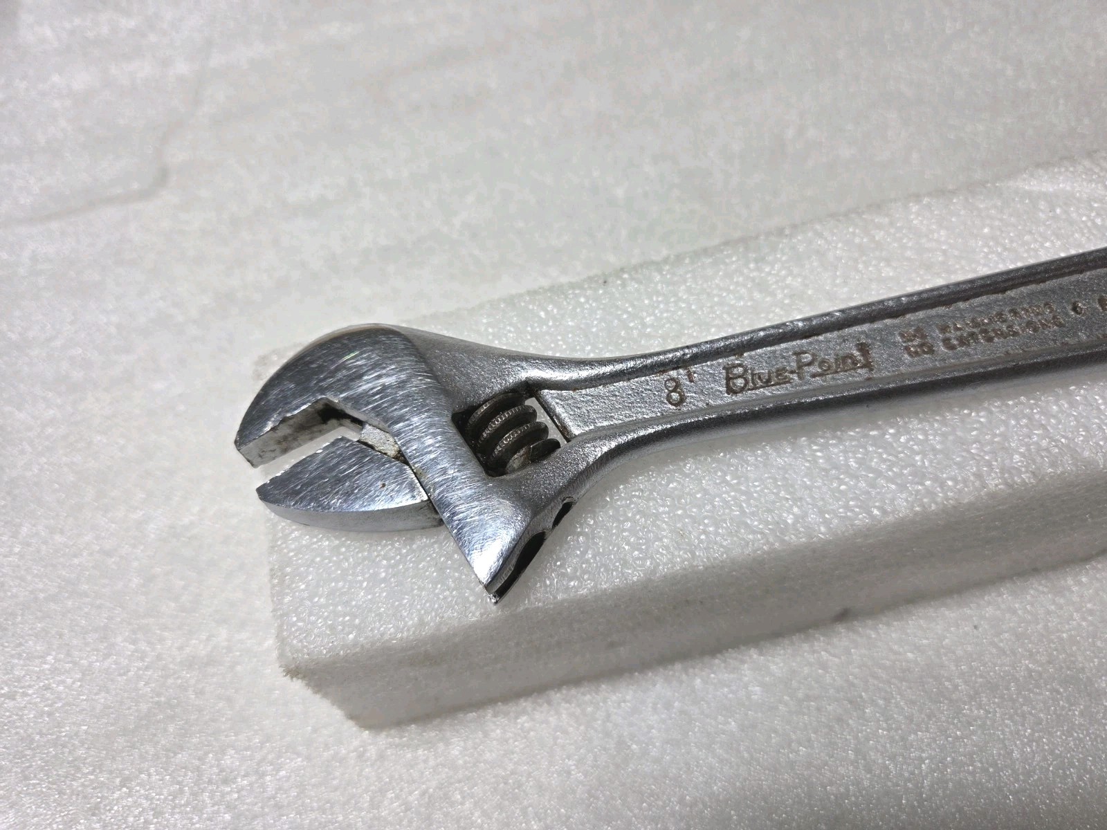 Blue-Point 8″ Adjustable Wrench, Crescent Wrench 8″, Forged USA