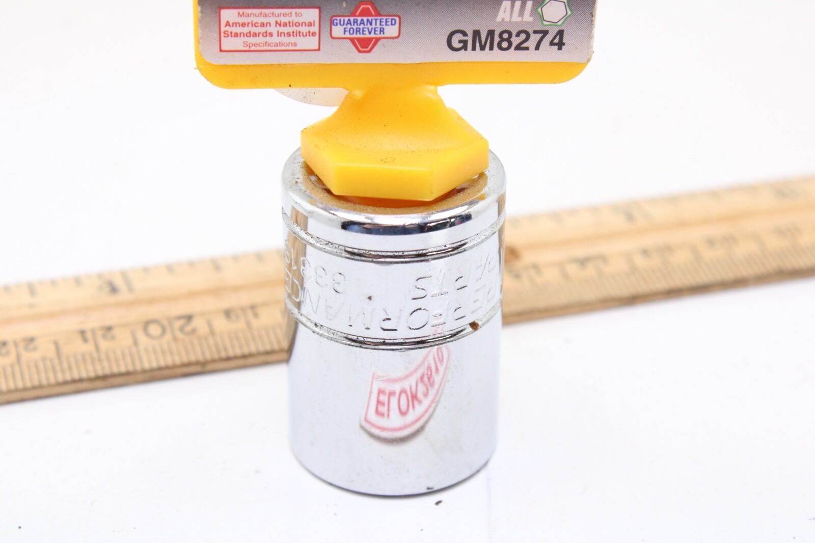 GM Performance Parts GM8274 33318 18mm 1/2″ Drive 12 Point Chrome Socket