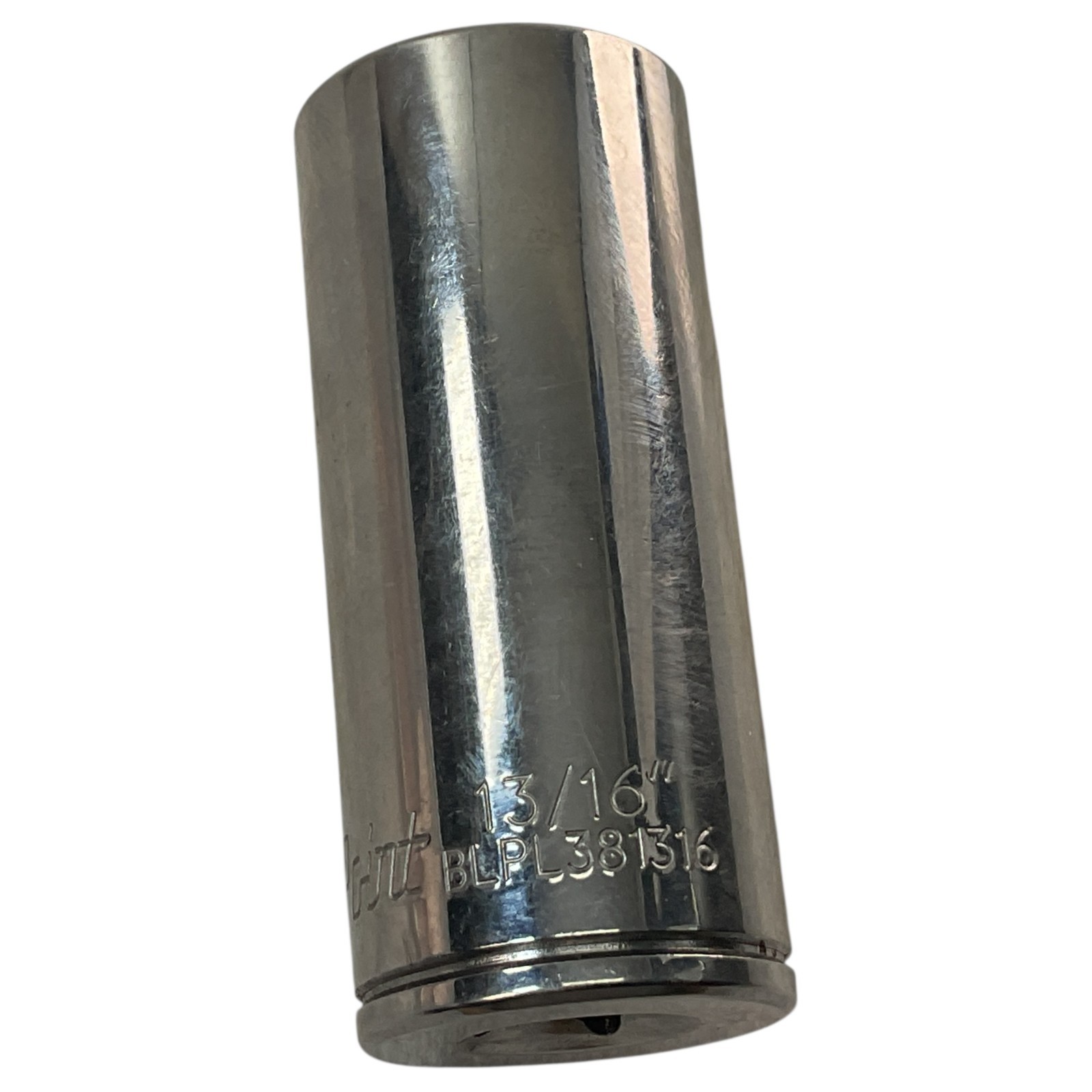 Blue-Point Deep Socket 13/16″ BLPL381316 3/8″ Drive 12 Pt Chrome As Pictured