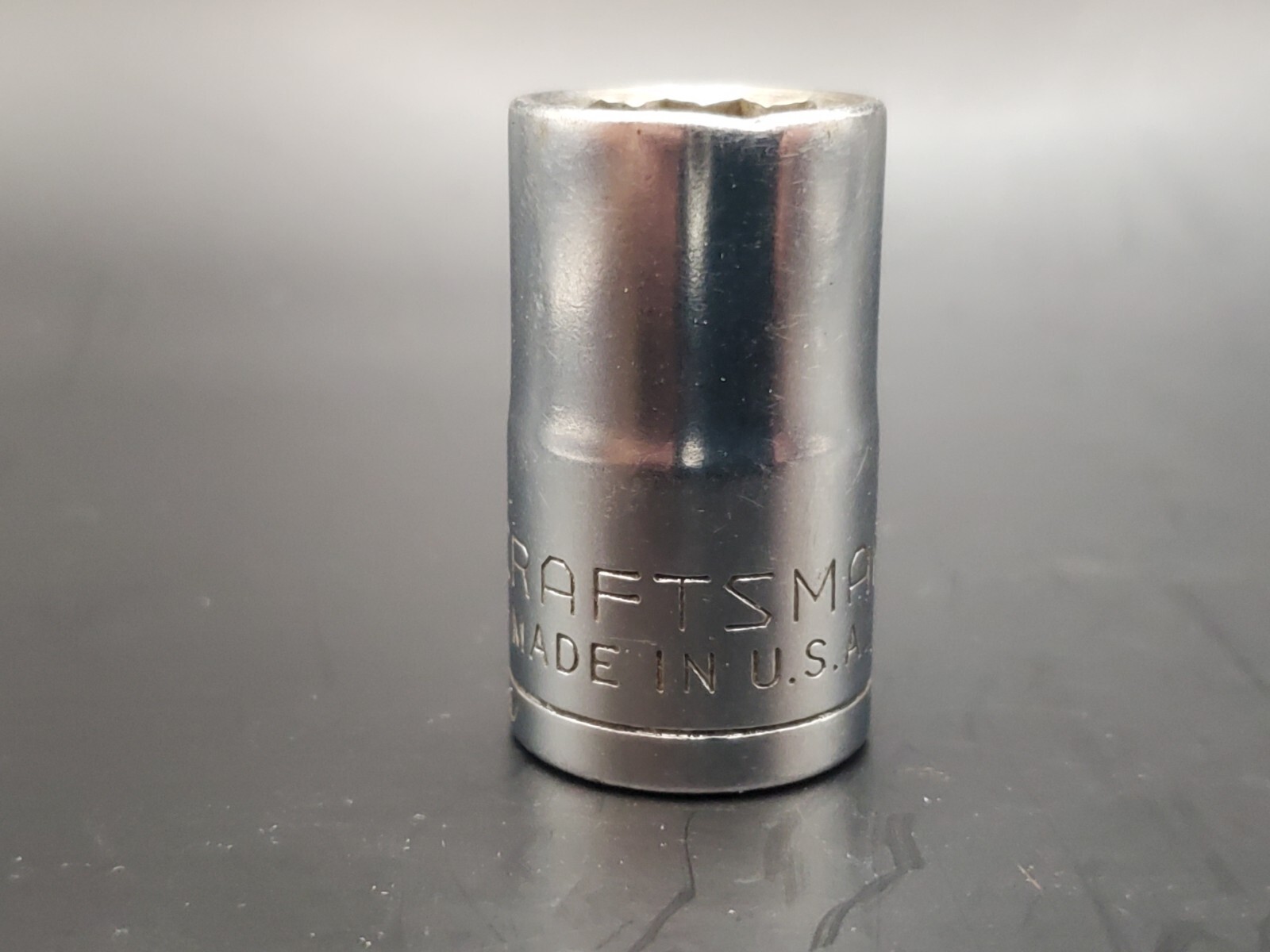 Craftsman USA 15mm 12 Point 1/2″ Drive Shallow Socket 44236 -VV- Series.