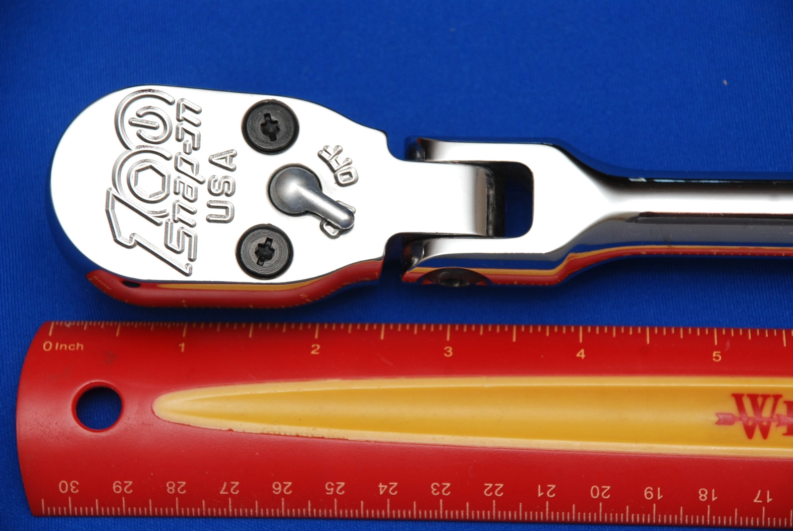 Snap-on NEW 1/2″ Drive 100th Anniversary Dark Titanium Grey Flex-Head Ratchet