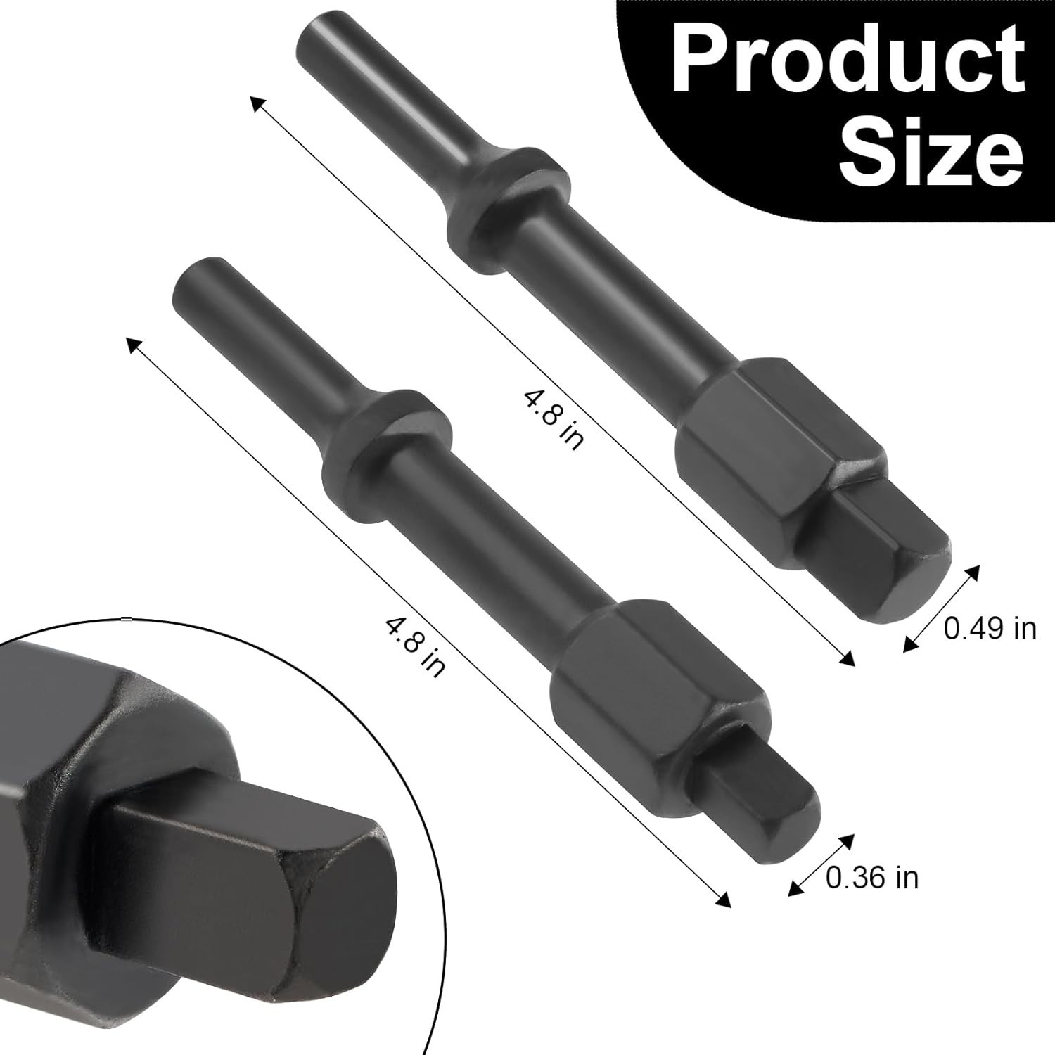 Shake ‘n Break Pneumatic Bolt Breaker Set – 1/2″ & 3/8″ Heavy-Duty Tools