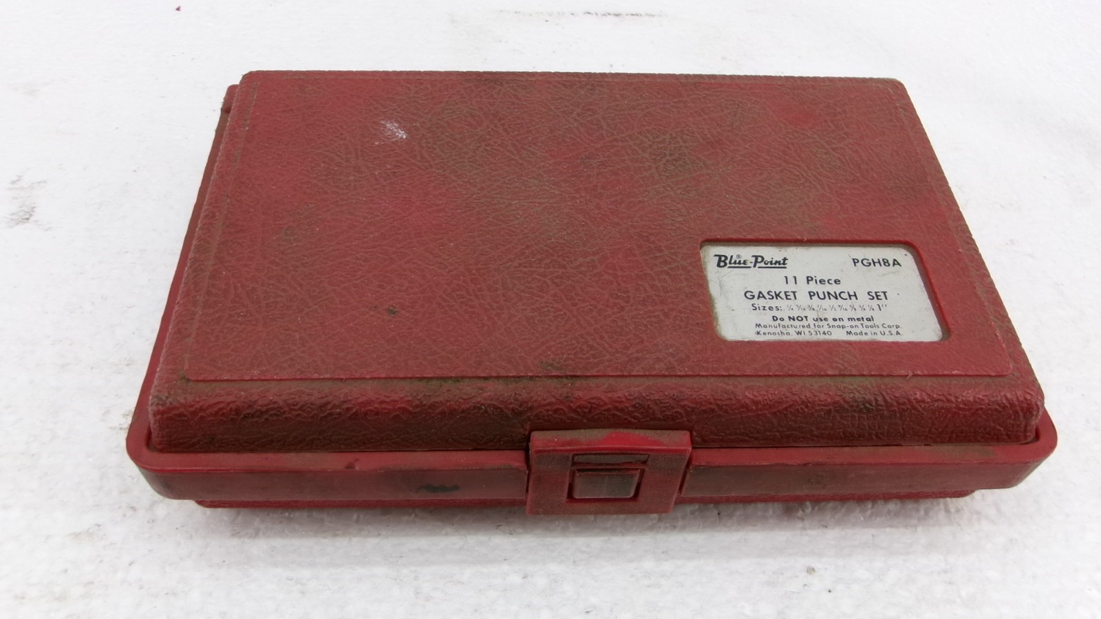 Blue Point tools PGH8A 11 Piece SAE Gasket Punch Set 1/4″ to 1″