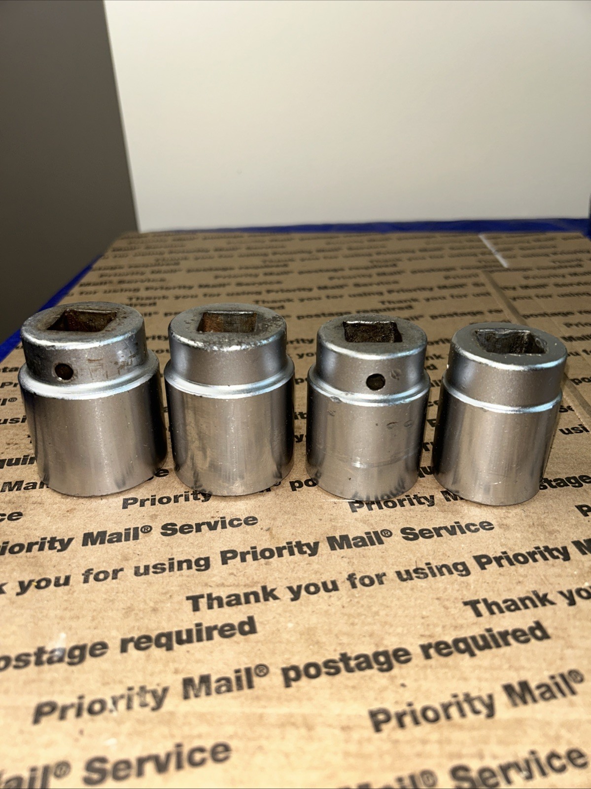 Par-X by Snap-On 1-3/8 1-5/16 1-1/4 1-1/8 SAE 12-Point Shallow Sockets 3/4 Drive
