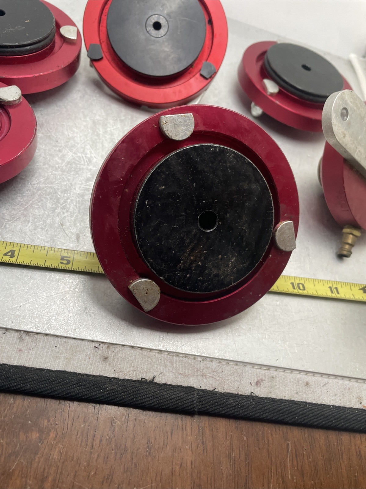 Brake Bleeder Cap Adapters Lot Of 6 Automotive Mechanic Tools Multiple Sizes