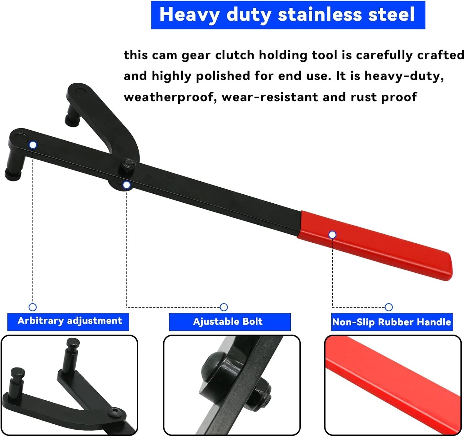 Universal Camshaft Pump Sprocket Holder Tool for Audi Ford GM Honda Mazda