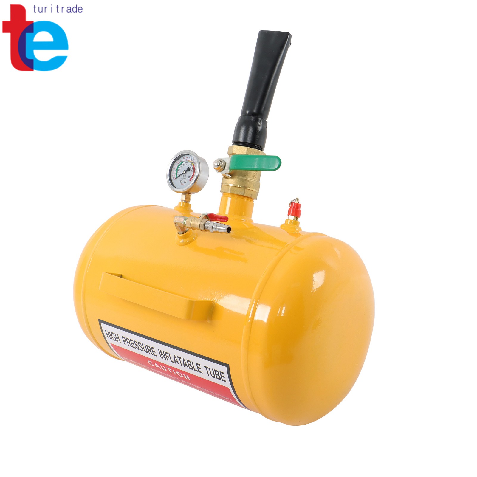 5 Gallon 145 psi Yellow Heavy Duty Air Tire Bead Seater Blaster Seating Tool