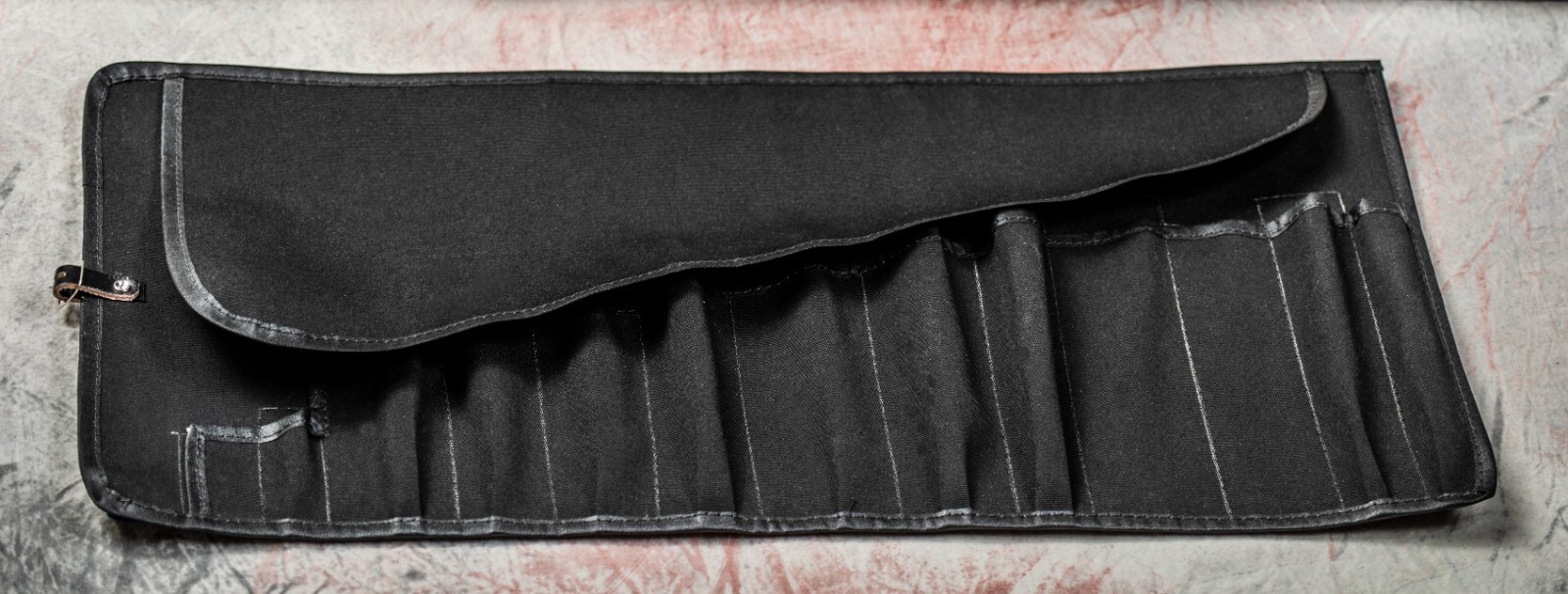 Jaguar XK120 Tool Bag – C.2882 / B3 – Black Heavy Duty Canvas w/Correct Buckle 