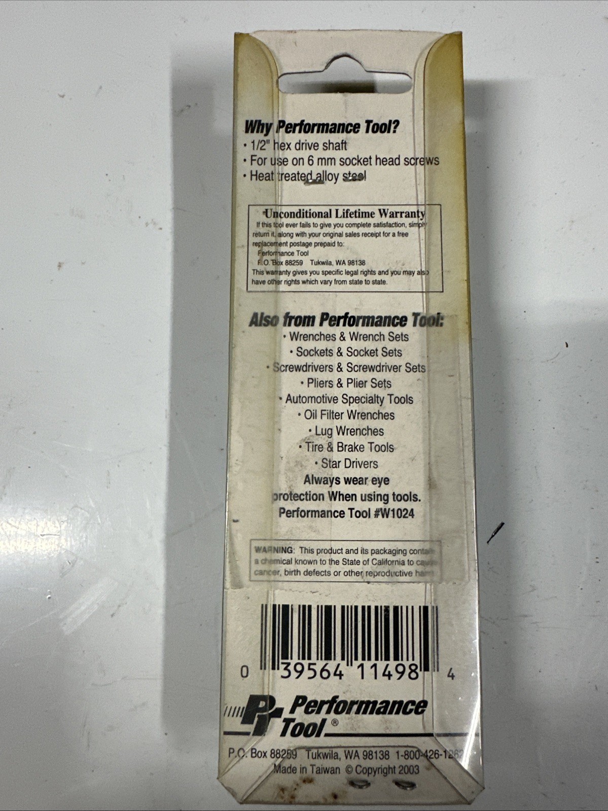 Performance Tool W1398 ~ 10 mm Serrated Wrench 12 Pt. Triple Square