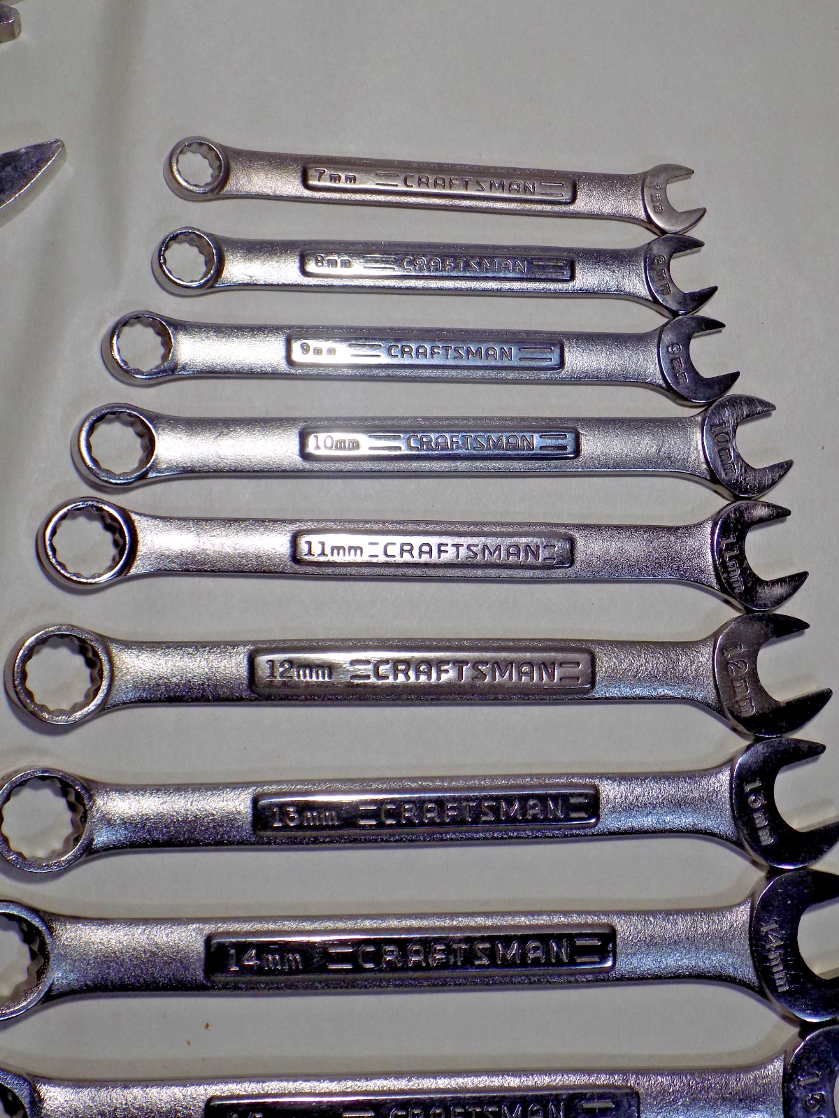 XLNT 27 Pc. USA Craftsman -VA- 7-19MM/1/4″-1″ Combo Wrench Set-CLEAN