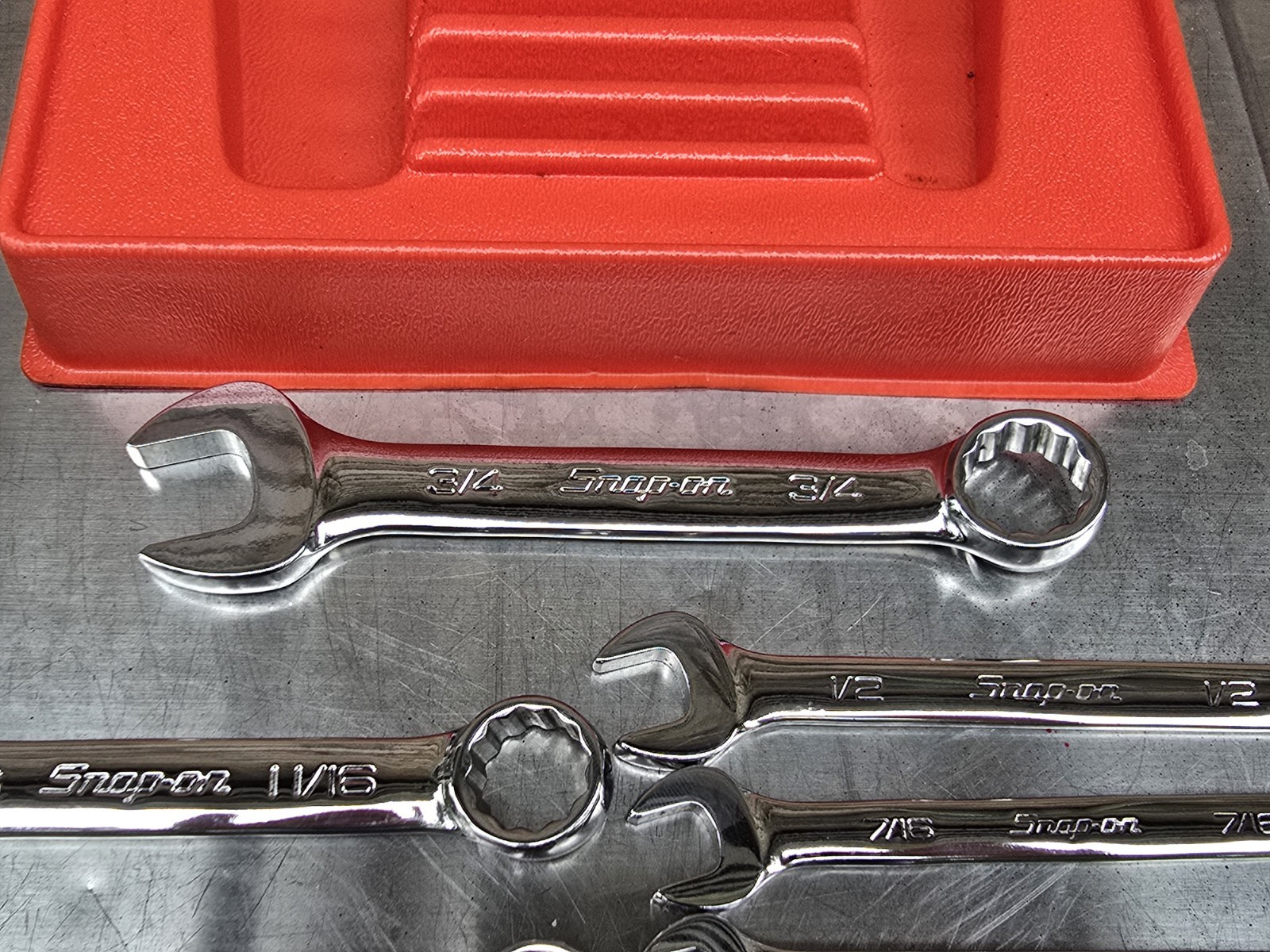 Snap On OEXS709B 9pc SAE Short Wrench Set, 5/16 – 3/4