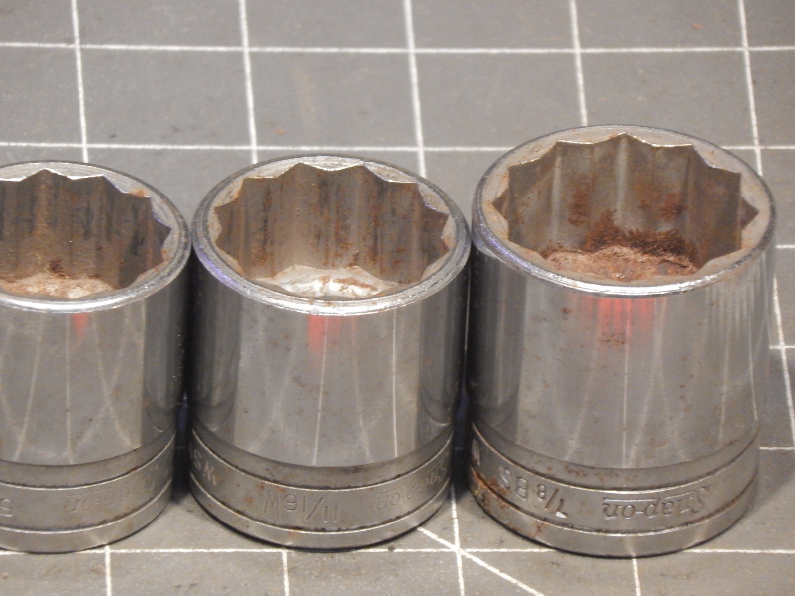 Snap On 6Pc British Standard Whitworth 1/2″ Drive Socket Set 7/16W 7/8BS WSW108