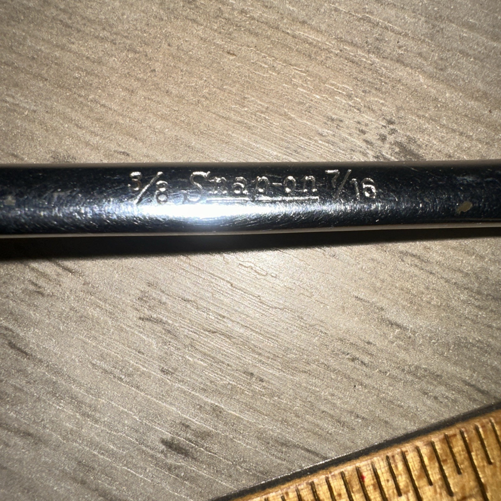 SNAP ON XS1214S 3/8″ x 7/16″ Double BOX End WRENCH Early Date Code! Nice Shape!!