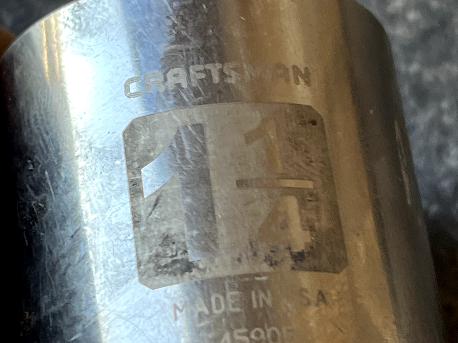 Craftsman Easy Read Socket 1-1/4″ 1/2″ Drive Shallow 12 Point 45905