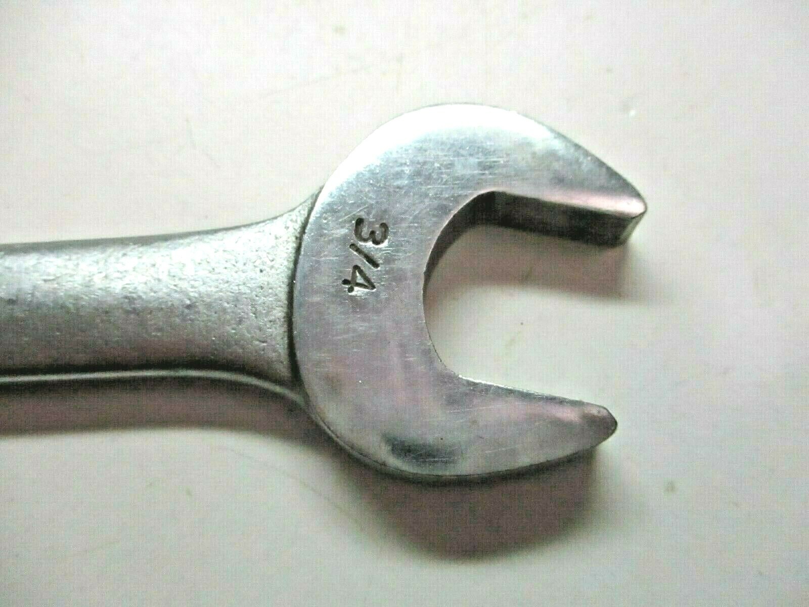 Craftsman Forged USA V Series Open End SAE Wrench Chrome 5/8″ – 3/4″ Vintage