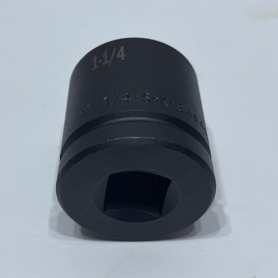 SK Hand Tool 1-1/4in 6 Point 3/4in Drive Standard Impact Socket 84640 USA