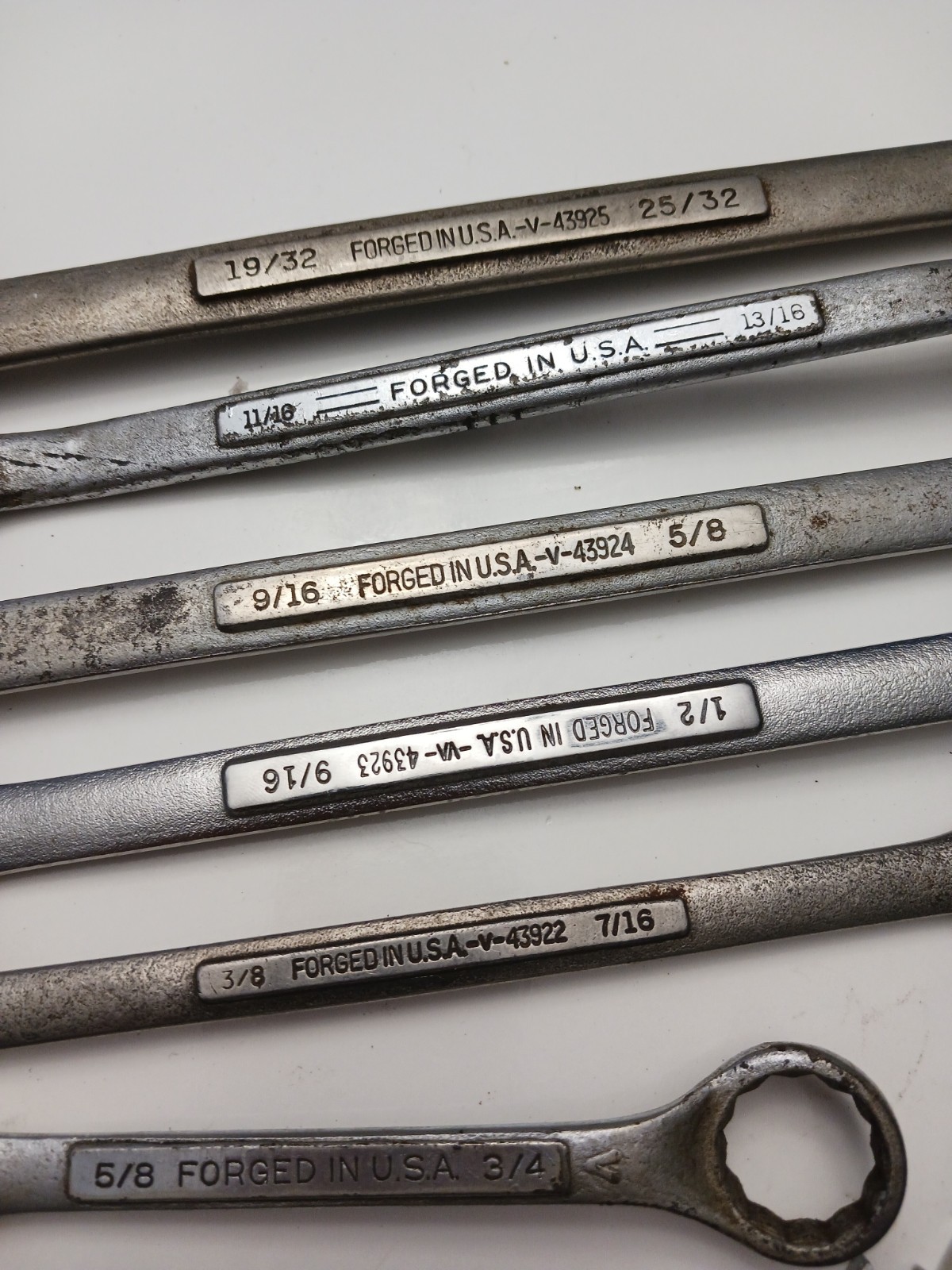 Craftsman Wrenches Sae,Metric Various Sizes Lot Of 37