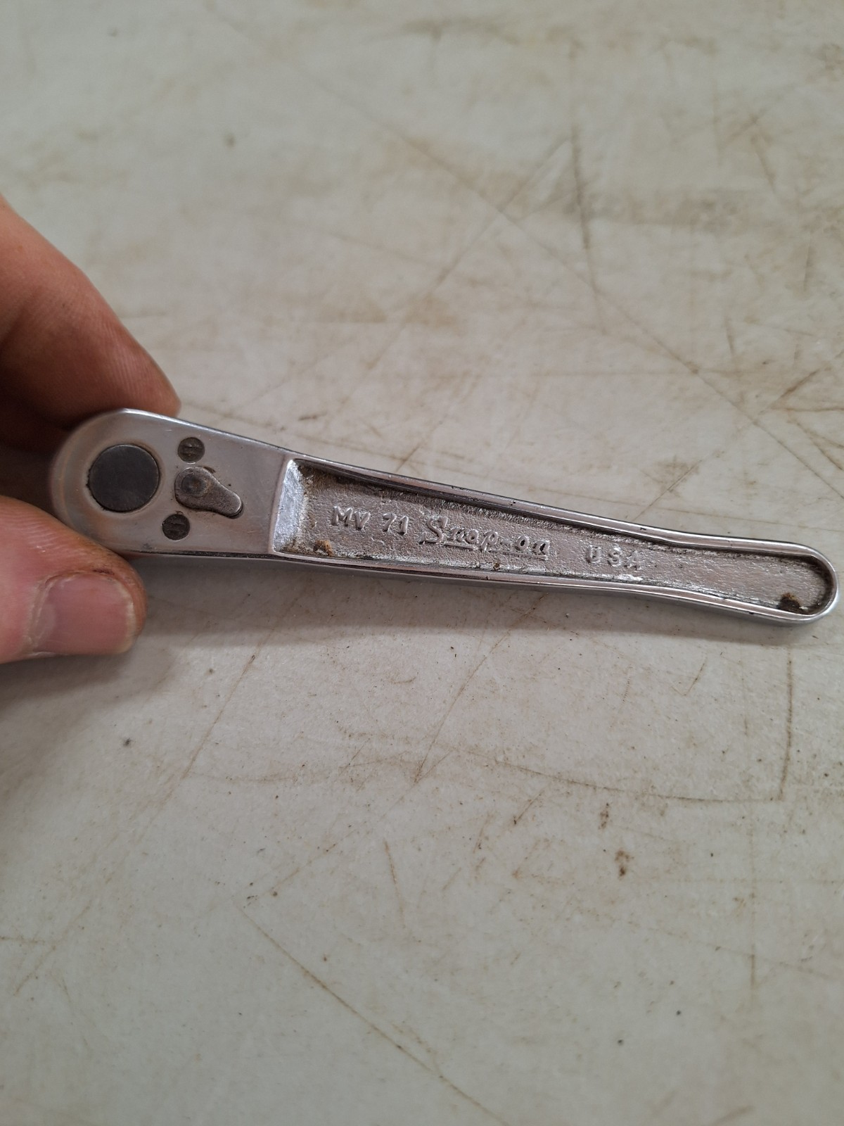 Snap-On Tools USA MV71 Vintage 1/4″ Drive Ratchet
