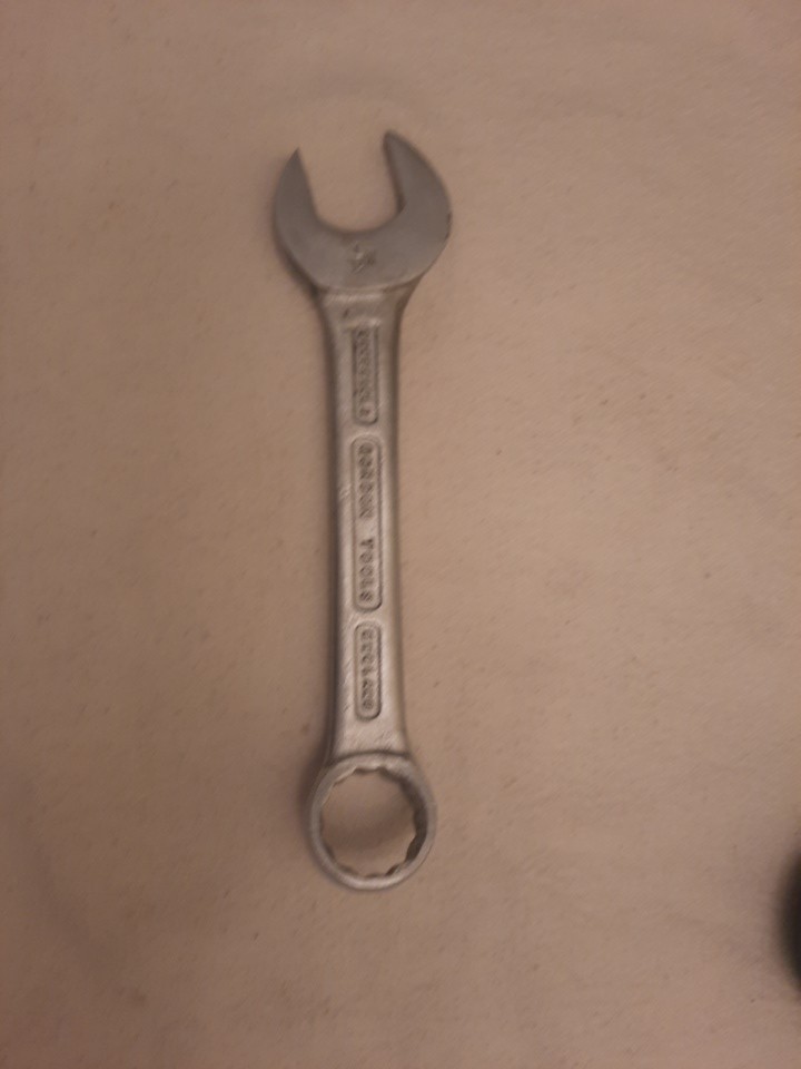 Vintage Gordon combination wrench/spanner 1/2W Sheffield England BSW. Great cond