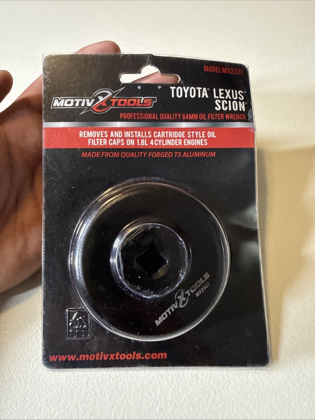 Motiv X Tools MX2321 64mm Oil Filter Wrench