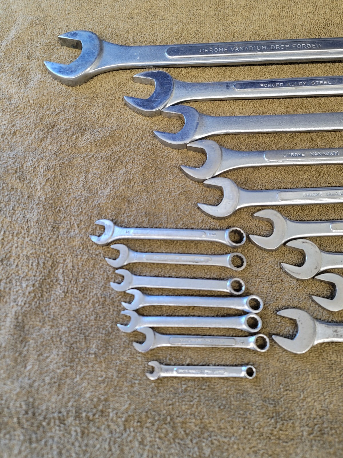 16 KAL Sae Combination Wrench Set 1-1/2 1-1/8 1″ 15/16 7/8 3/4 11/16 5/8 1/2 USA