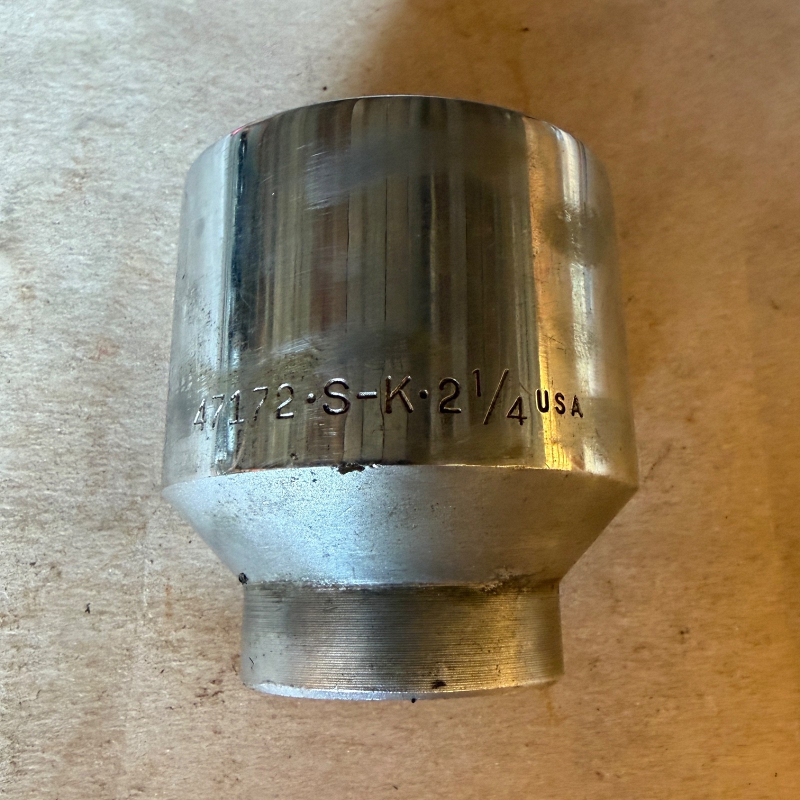 S-K SK Tools 2-1/4″ SHALLOW CHROME SOCKET 3/4″ DRIVE 12 pt 47172