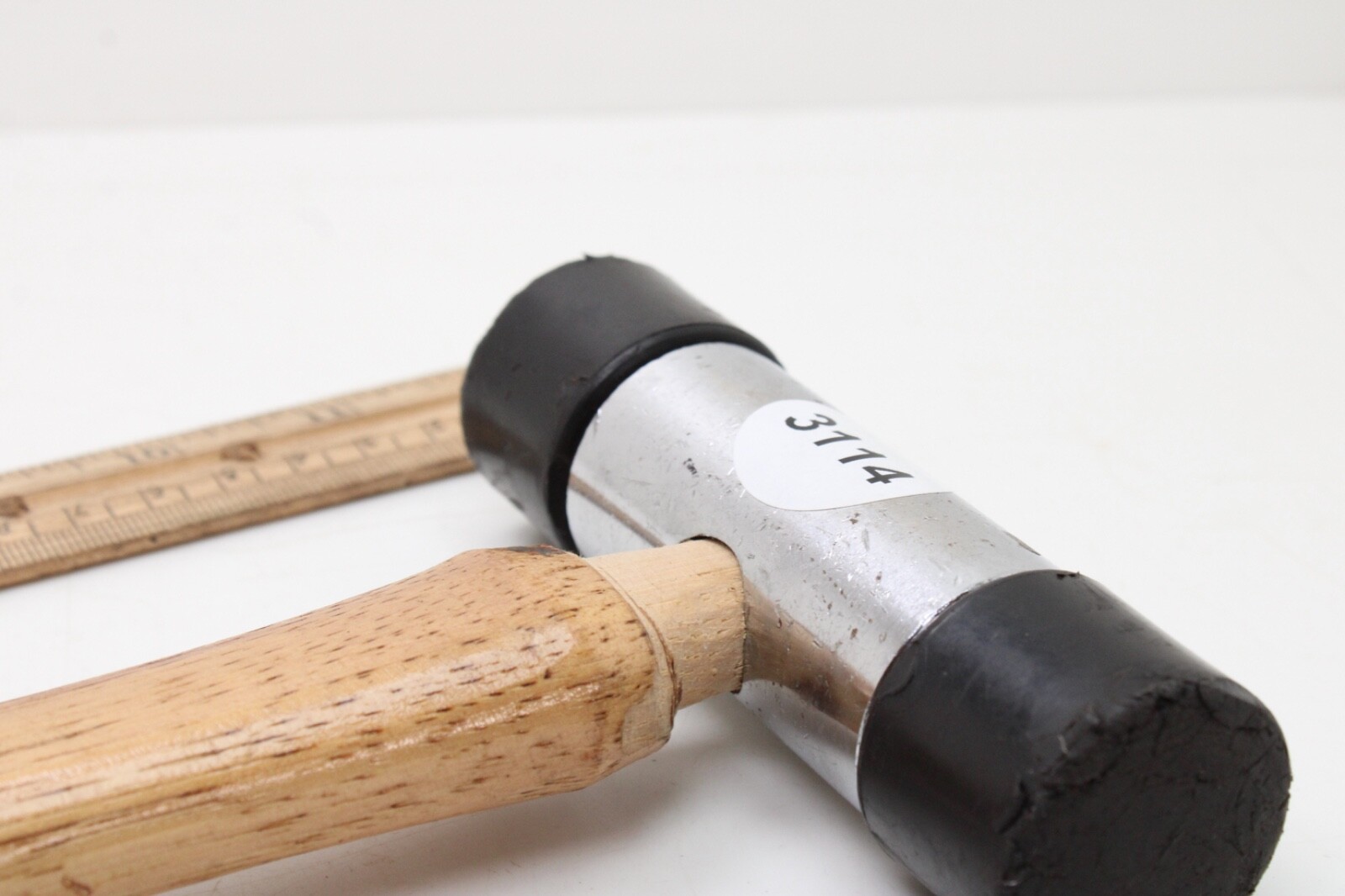 SNAP-ON BH92B 15-1/2″ Rubber Ends Wood Handle Non-Marring Hammer Mallet USA