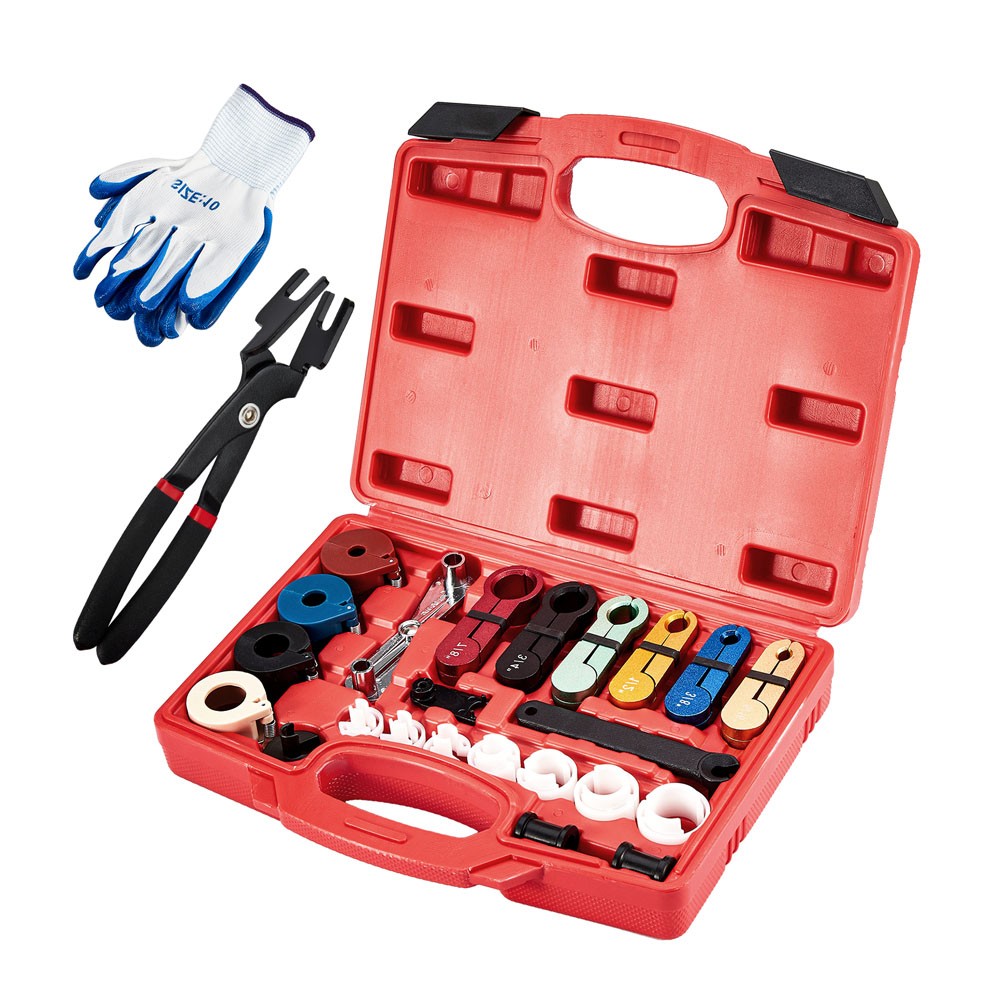 28Pcs Car Auto Air Conditioning Hose Fuel Pipe Line Disconnect A/C Tool Remover
