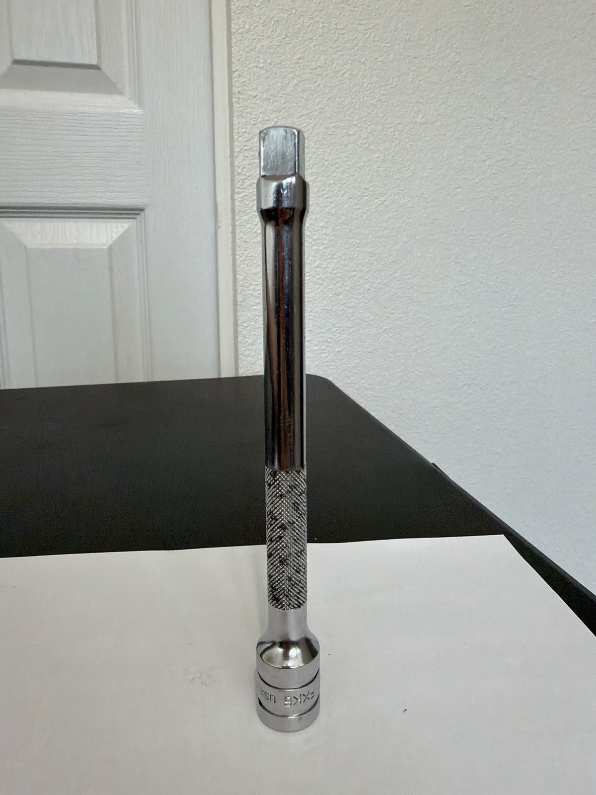 Snap-on Tools FXK6 3/8″ Drive 6″ Knurled Chrome Socket Extension USA