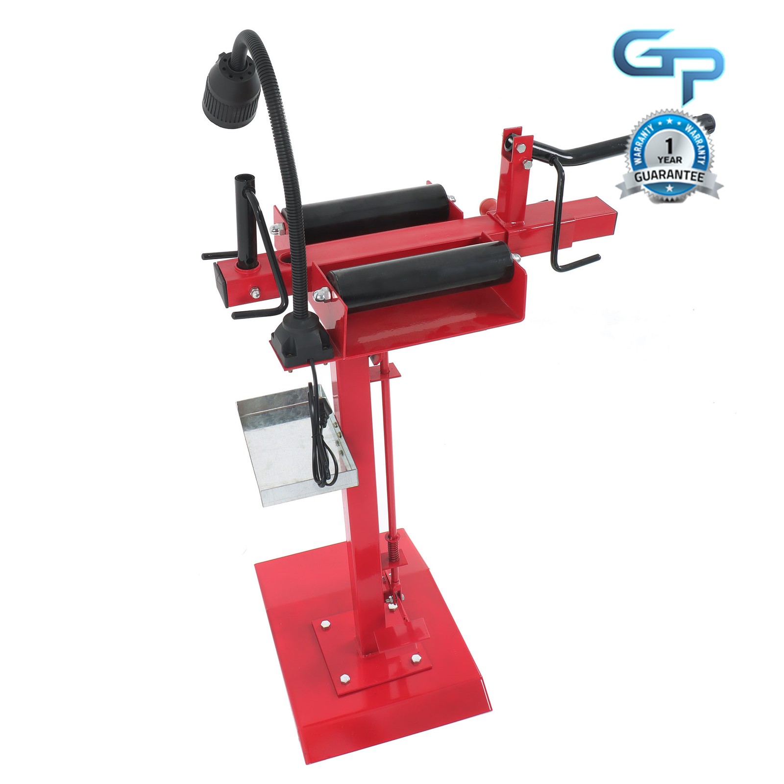 Heavy Duty Manual Car Tire Spreader Tire Changer Repair Tires Tool & Led Light