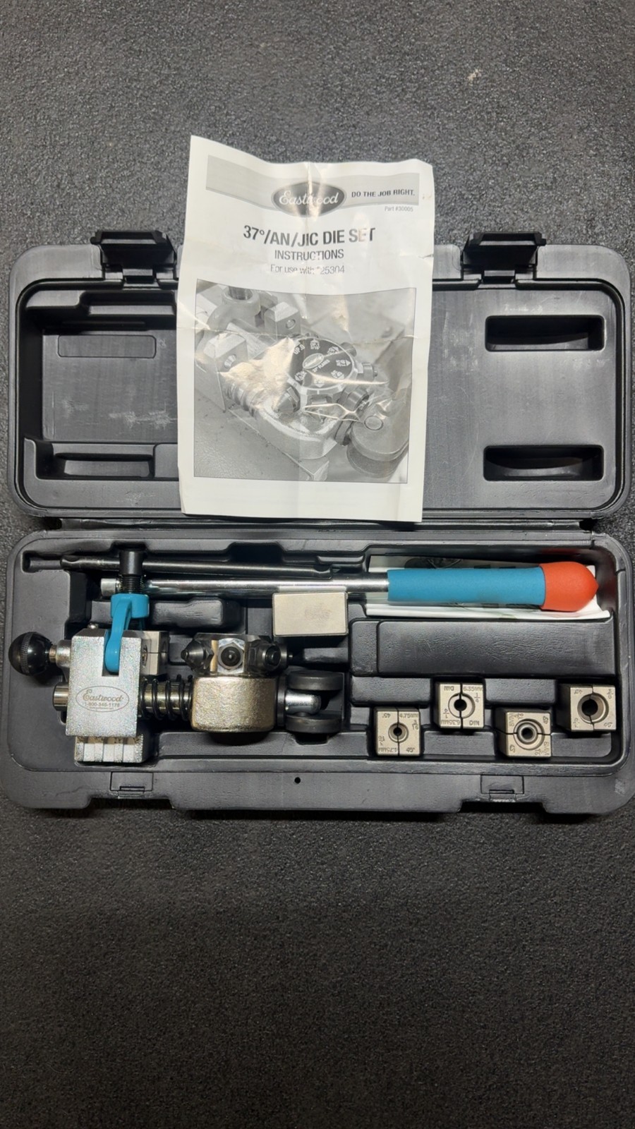 Eastwood Professional Brake Pipe Line Flaring Automotive Hand Tool Turret Type