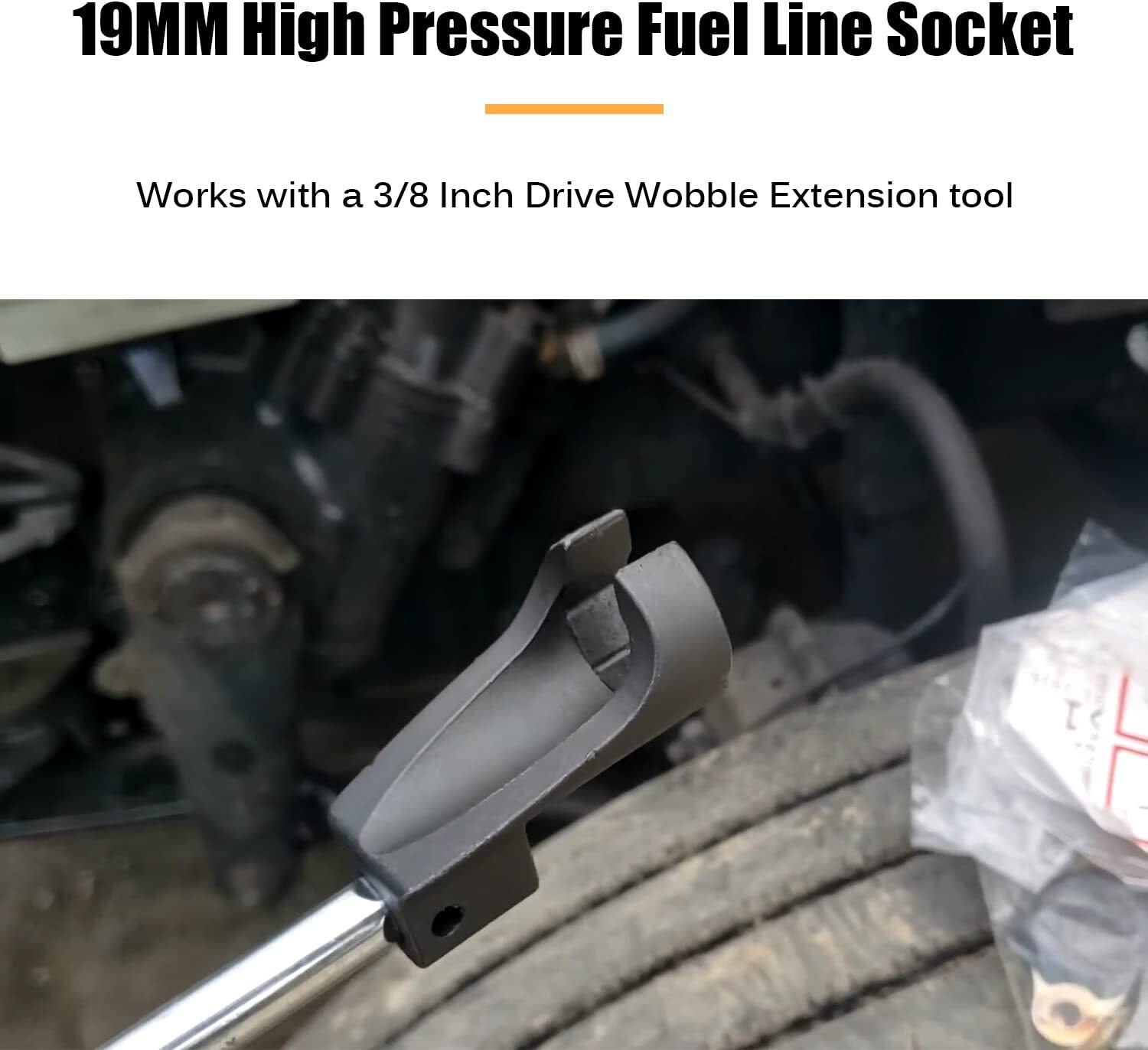 19MM High Pressure Fuel Line Socket J-48770 for Detroit Diesel DD13 DD15 DD16