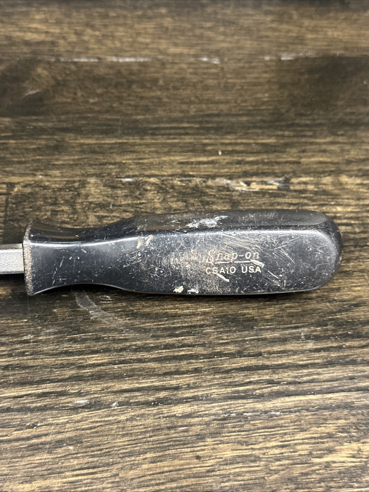 USED SNAP ON CSA10 BLACK HANDLE 8″ RIDGID CARBON GASKET SCRAPER CSA 10 12″ OAL
