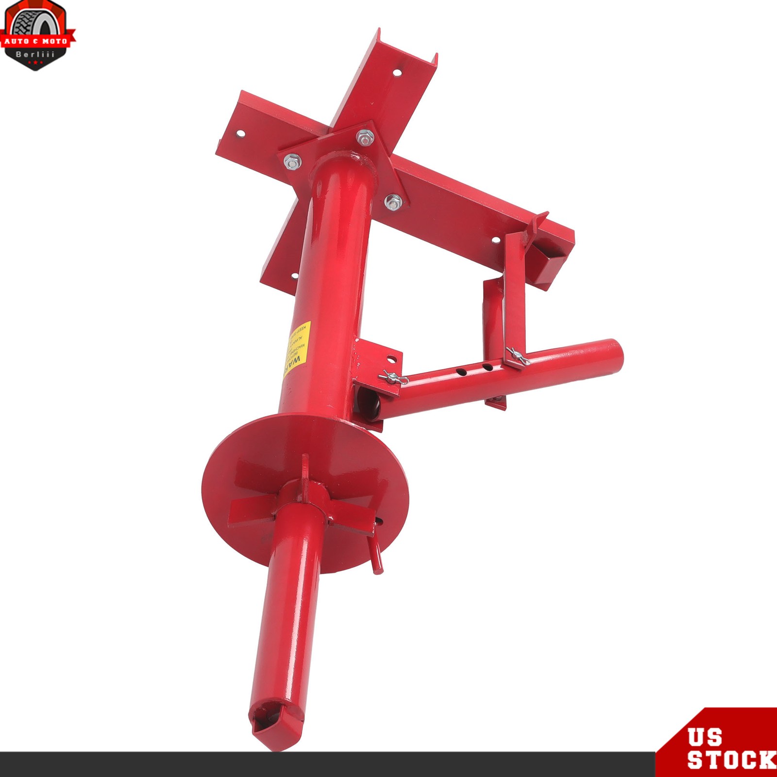Portable Hand Bead Breaker Mounting Tool 8″ to 16″ Tires Manual Tire Changer Red