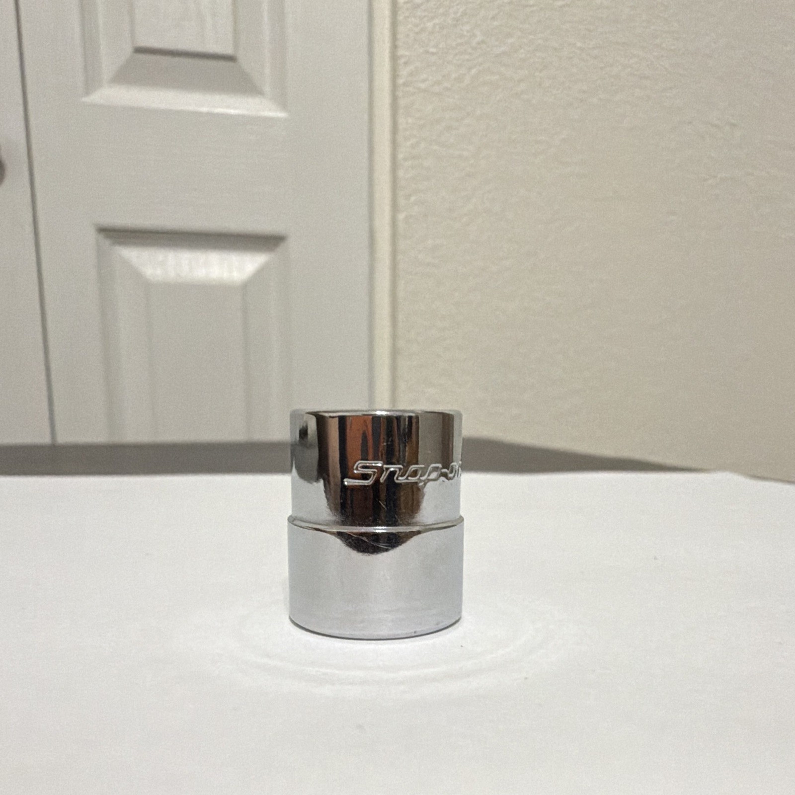 SNAP ON 9/16″ TM18 1/4″ DRIVE SAE 6 POINT SHALLOW CHROME SOCKET TM 18 9/16 «