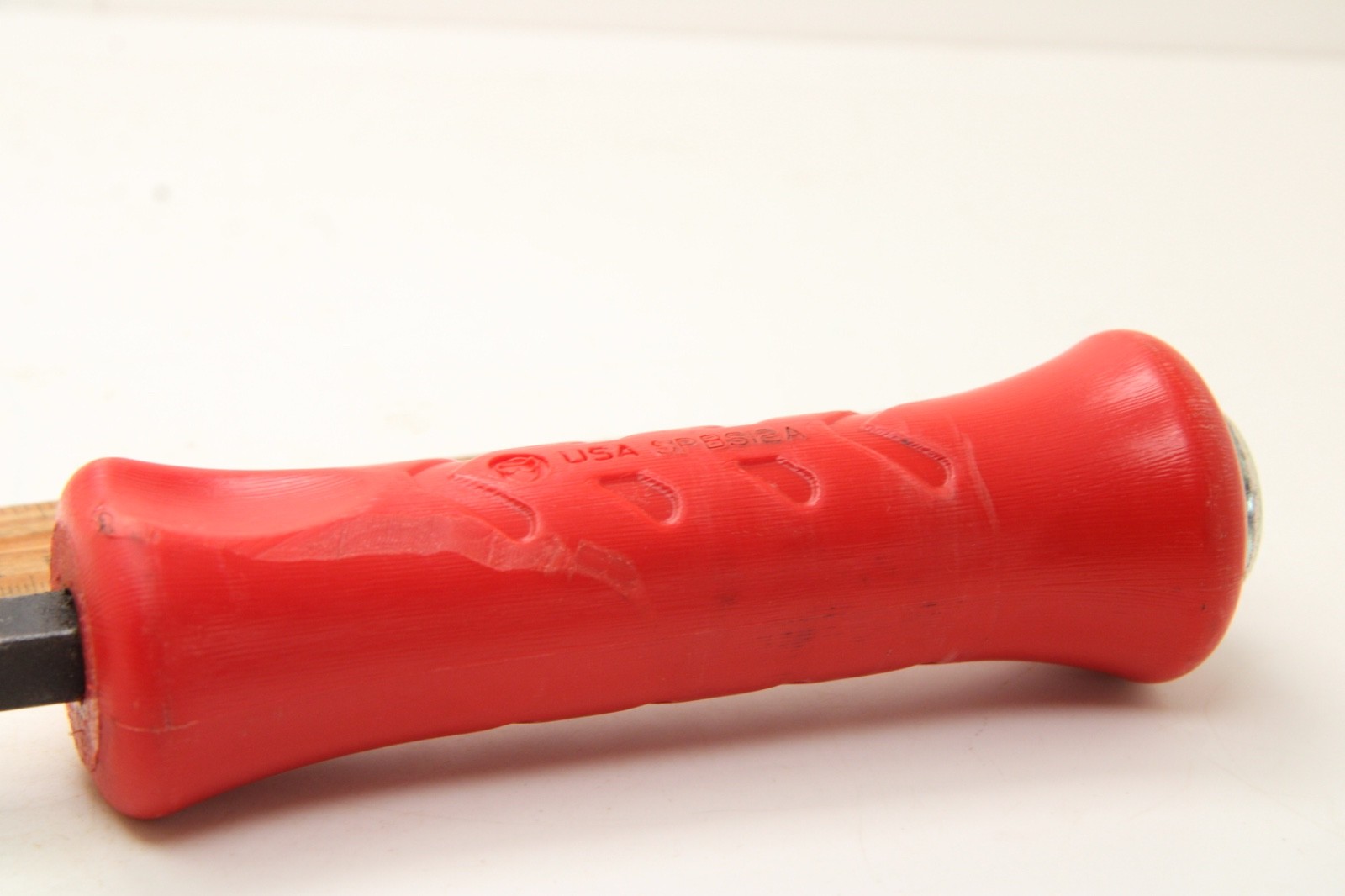 Snap-on Tools SPBS12A 12″ Red Hard Grip Handle Striking Pry Bar USA