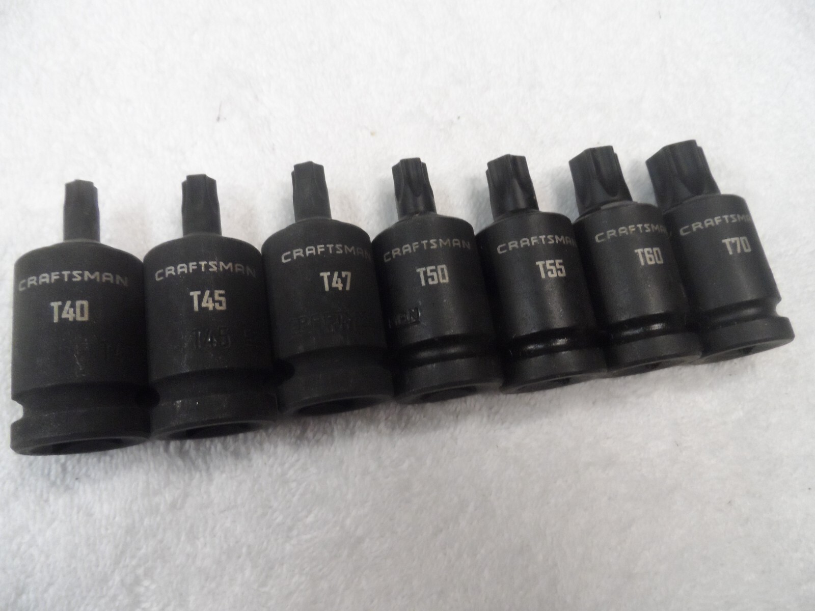 Craftsman 1/2″ Drive Impact Torx Bit Socket Set – 7 pcs (T40 – T70)