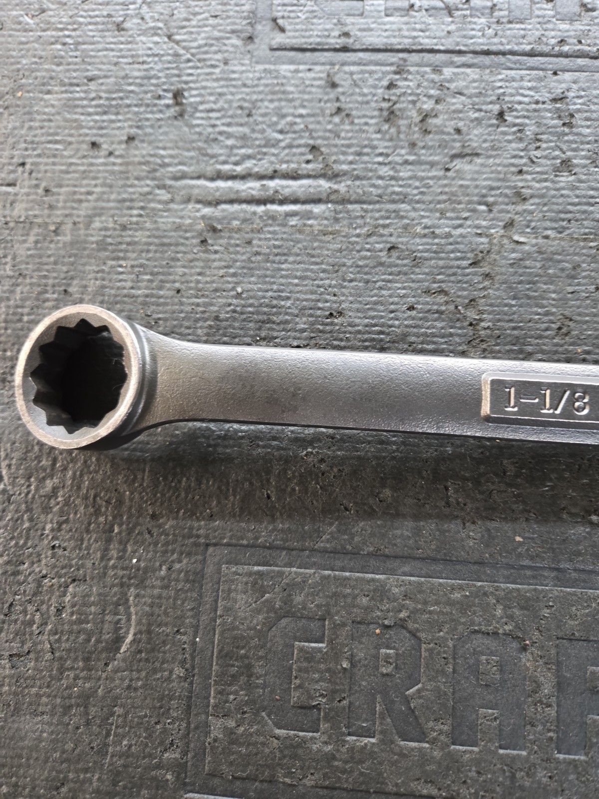 Craftsman Black Oxide 1 1/8″ Made In USA Combination Wrench 12 Point 46594