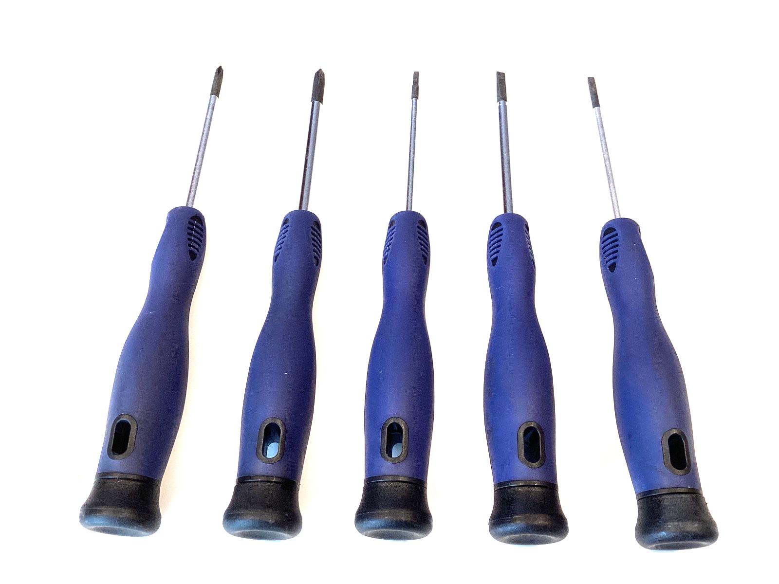 Cornwell Tool 5 Piece Soft Grip Pro Precision Screwdriver Set Spinner Top CSDP7S