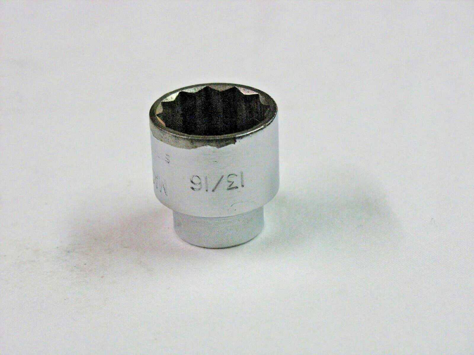 Mac Sabina Tools 13/16” 12 Point 3/8” Drive Shallow Chrome Socket #X262