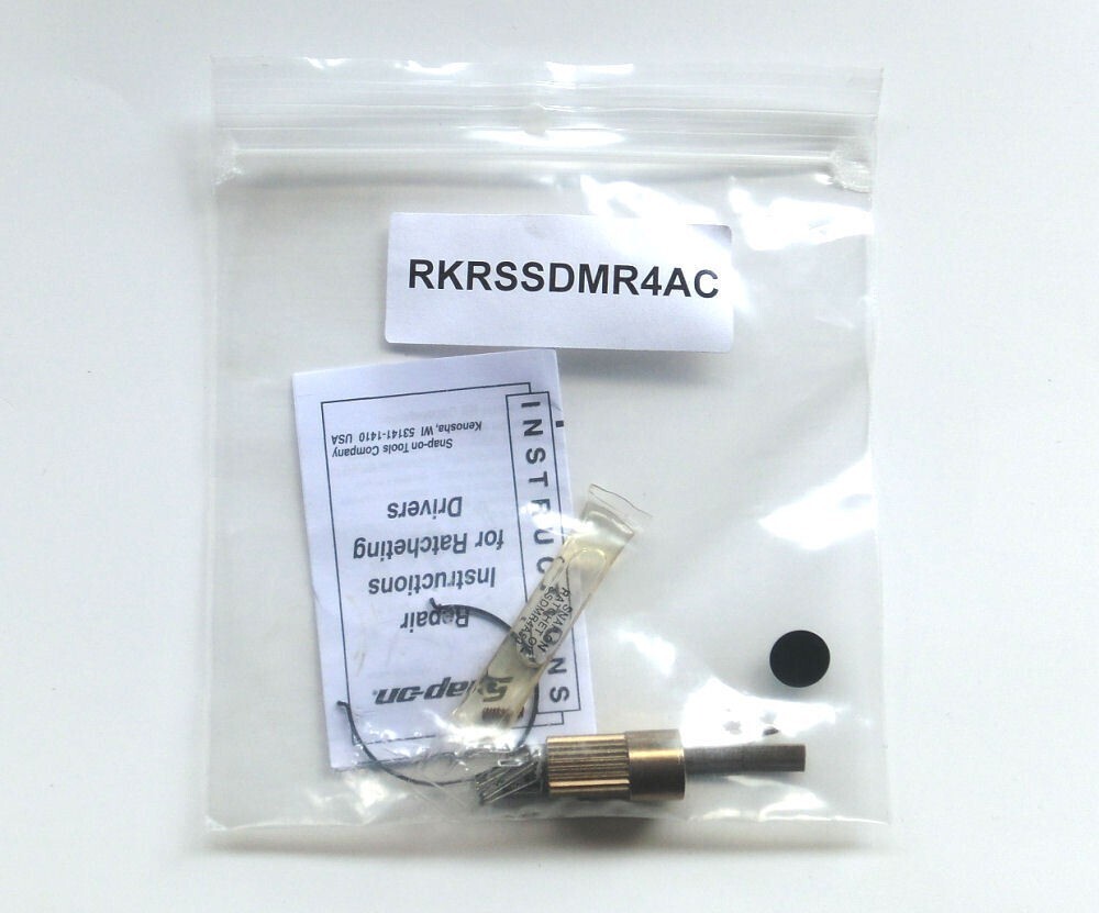 Snap-on RKRSSDMR4AC Ratchet Driver Gear Section Repair Kit SSDMR1A SSDMR4B