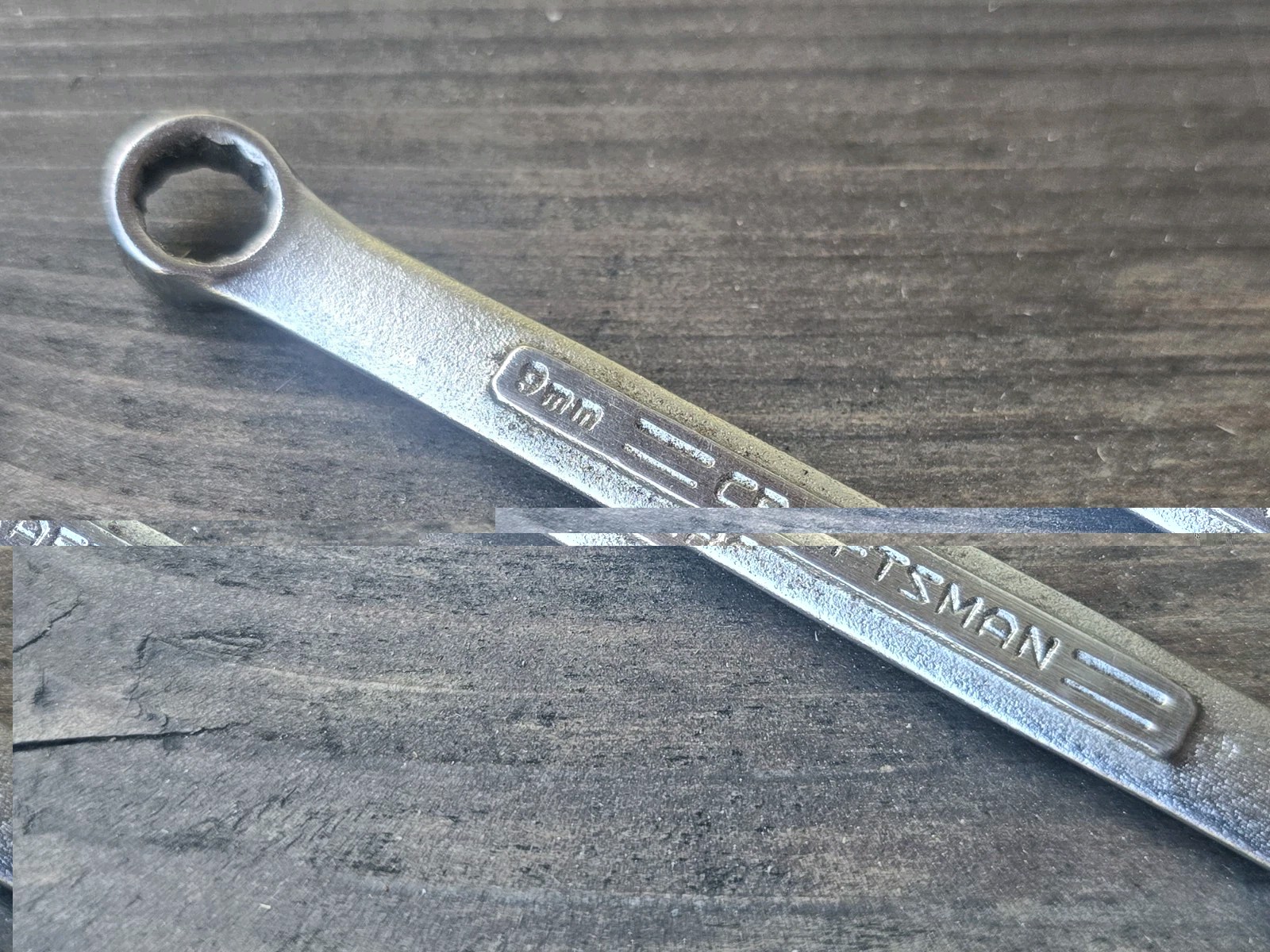 Vintage Craftsman 9mm 12 point Combination Wrench -VV- 42913 Forged in USA