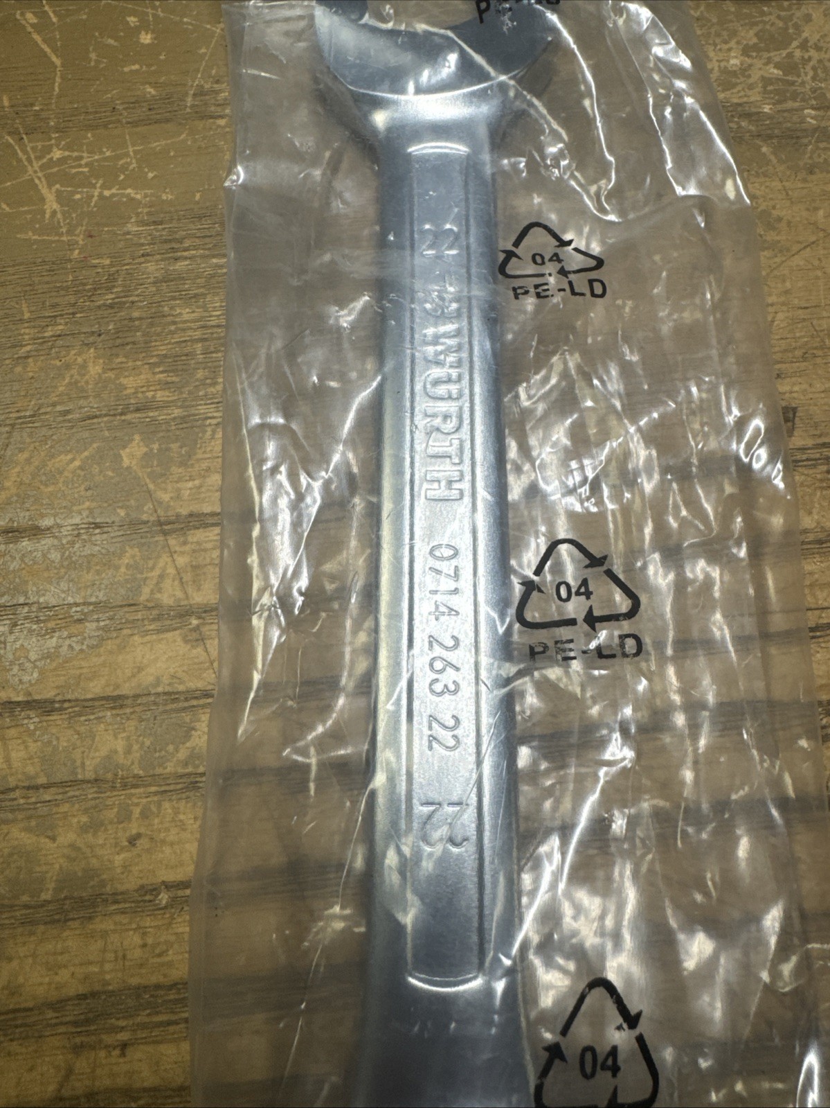 Wurth Zebra Dual Ratchet Combination Wrench Flexible Joint 22 mm 12 Point 1J3926