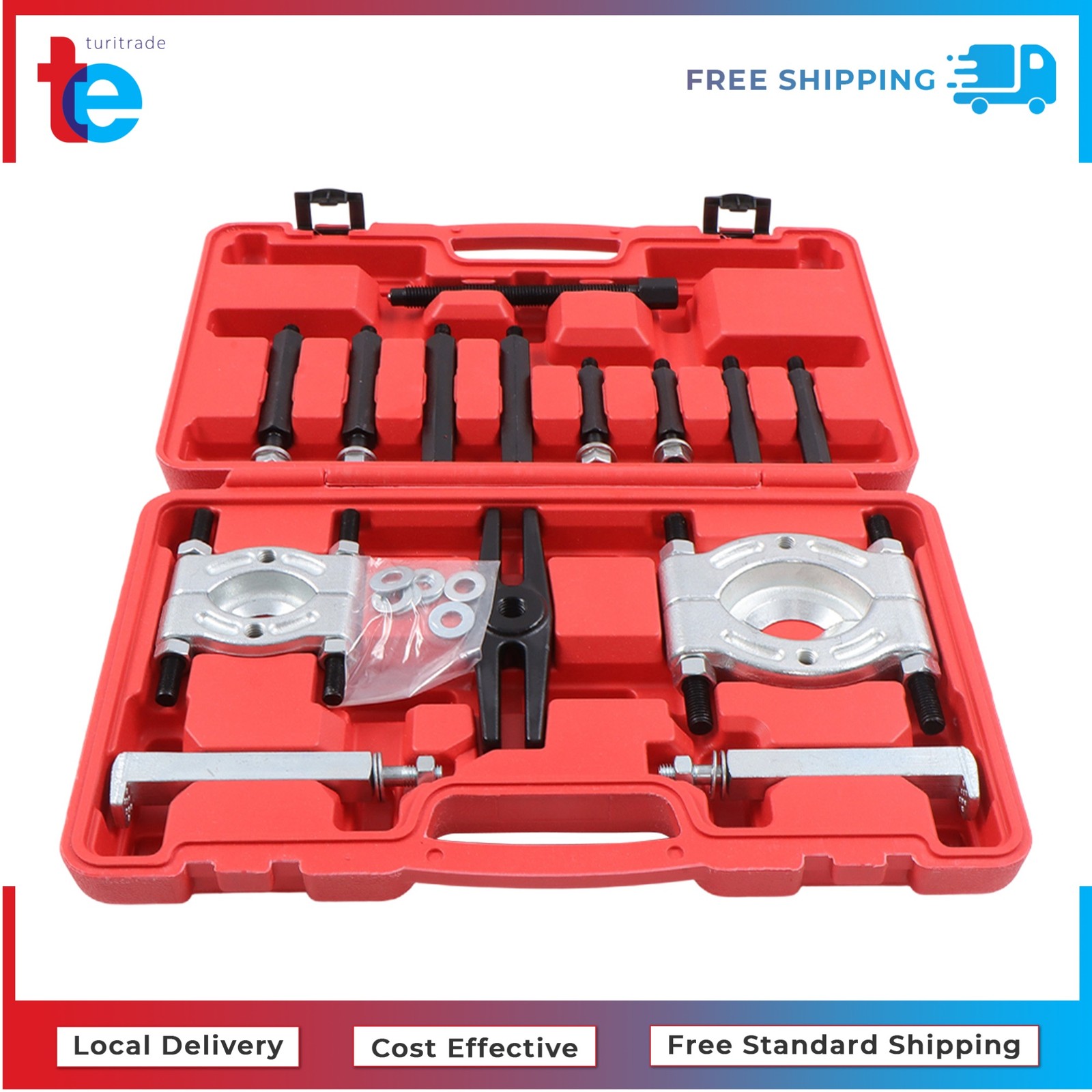 5 Ton Capacity Heavy Duty Bearing Separator Puller Kit Wheel Hub Axle Puller Set