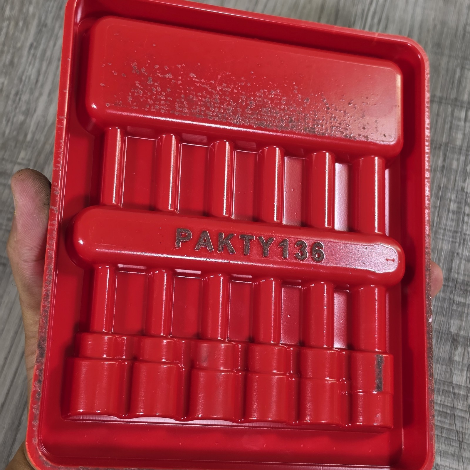 Snap-on 6-Piece Long Hex Allen Socket Driver Set, 5/32″ – 3/8″ W/ Tray Organizer