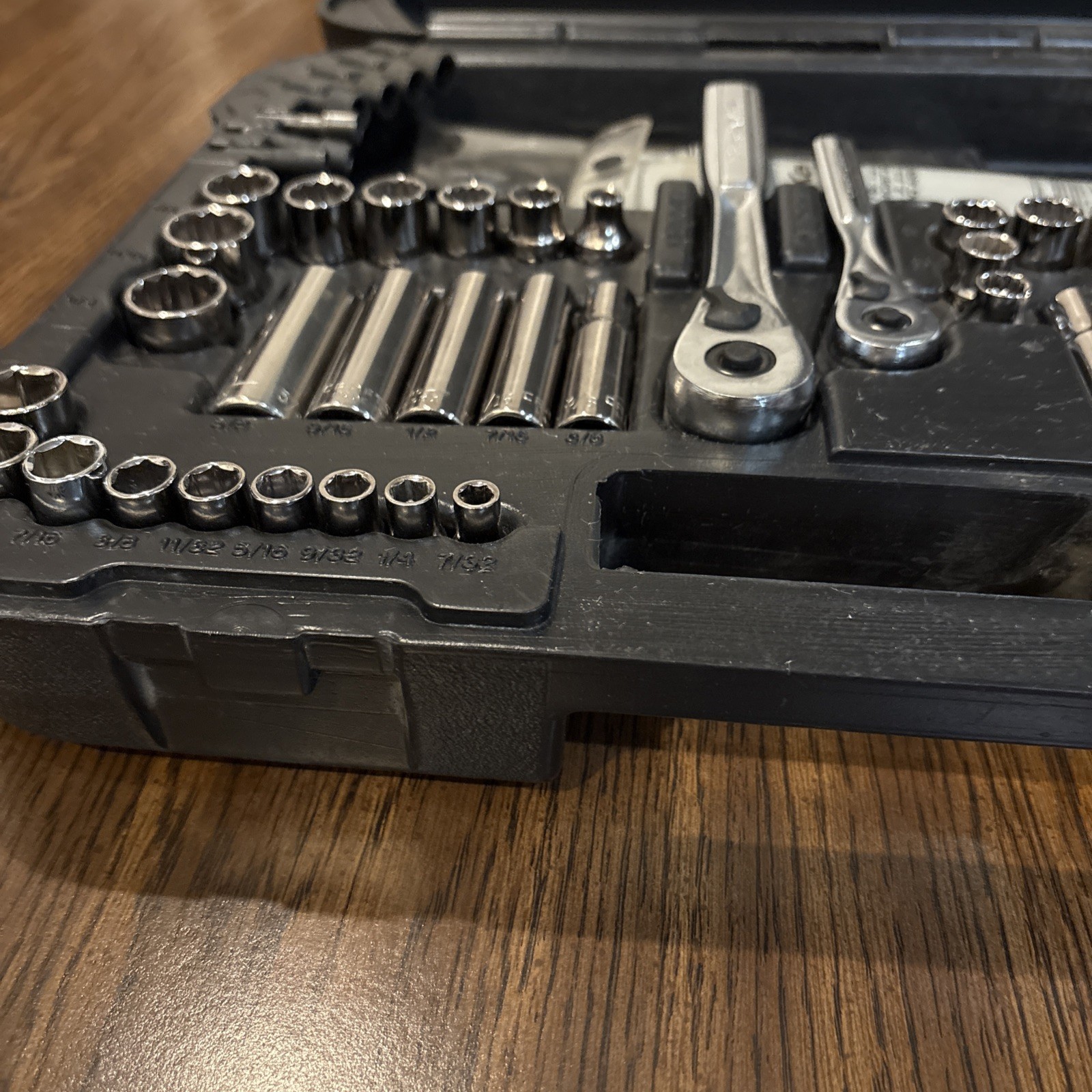VTG CRAFTSMAN 9-34102 102-PC MECHANICS TOOL RATCHET / SOCKET SET MADE IN USA