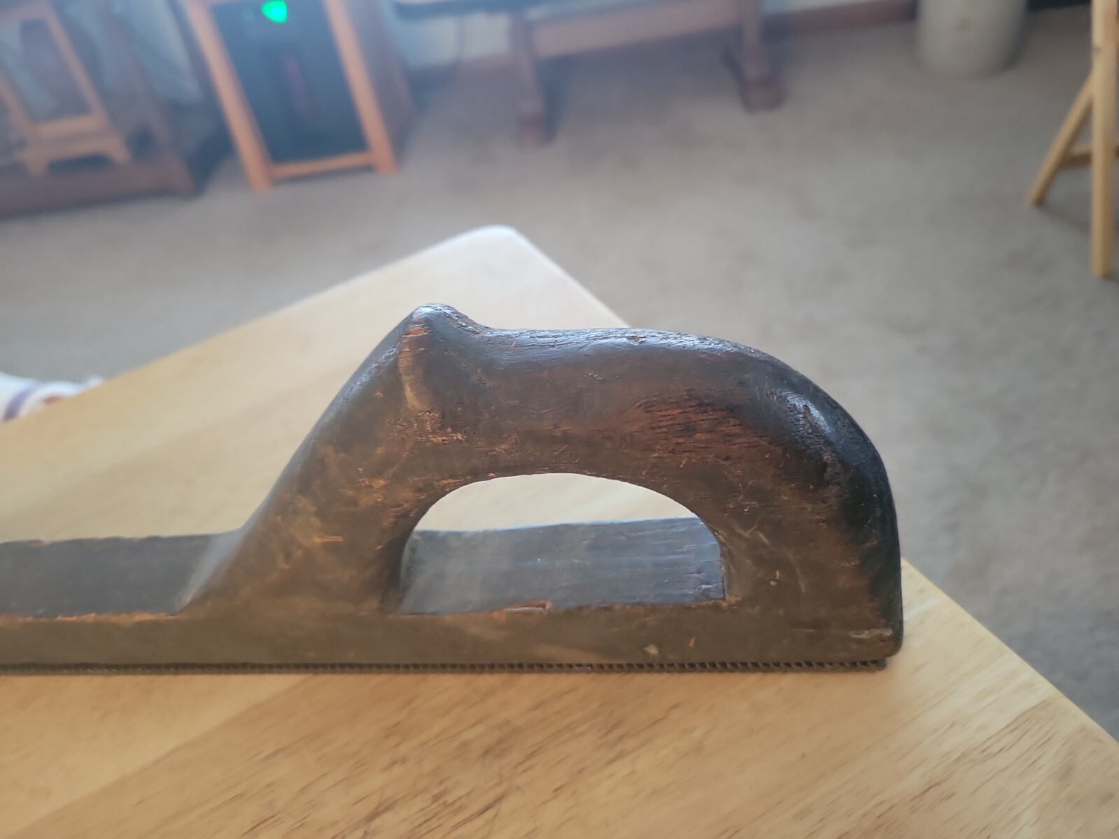 Vintage Auto Body File Rasp Wood Handle 14″ Unmarked